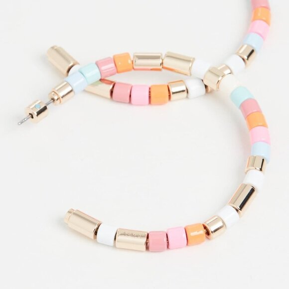 Roxanne Assoulin Pastel Hoop Earrings - Picture 2 of 5